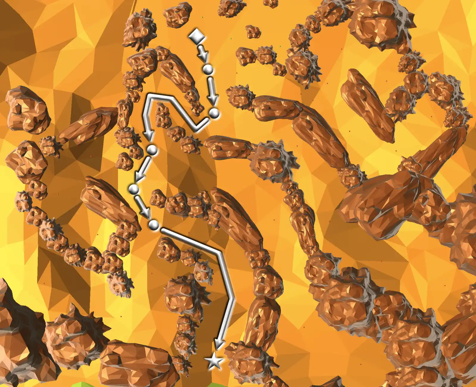 Guide Image for 岩場の迷宮 三の関門