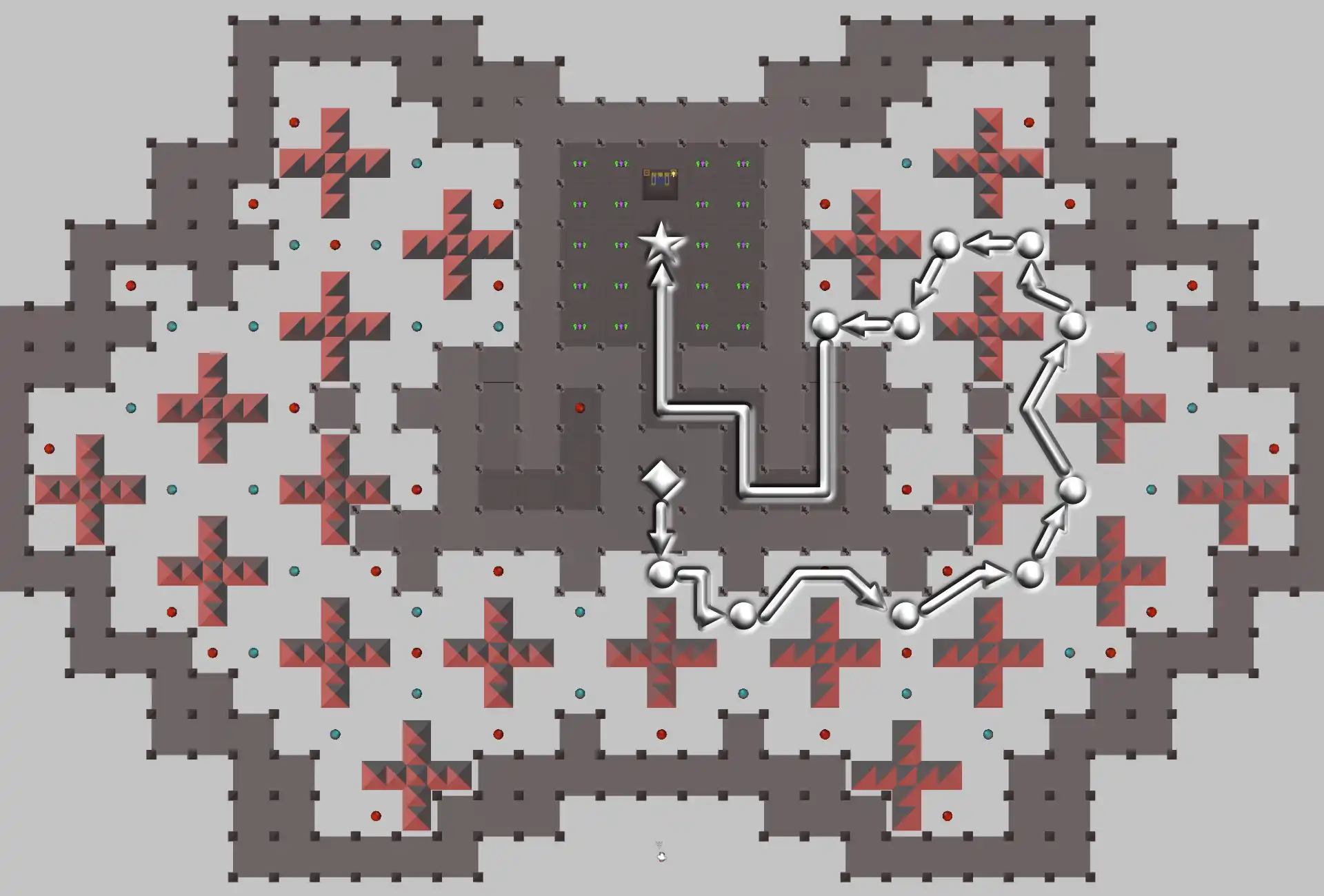 Guide Image for 氷の城 魔導士の玉座